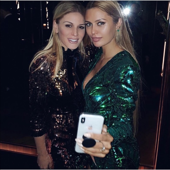 Balmain sequin dress emerald green - Picture 7 of 12